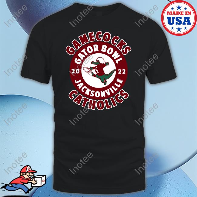 Bull Ward Gamecock Gator Bowl 2022 Jacksonville Catholics Official Shirt