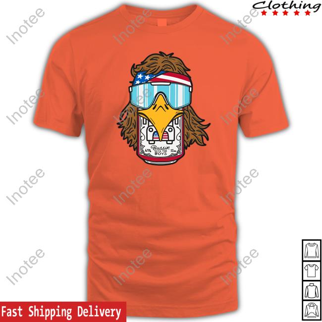 Bussin' With The Boys Eagle Beer Tee Shirt
