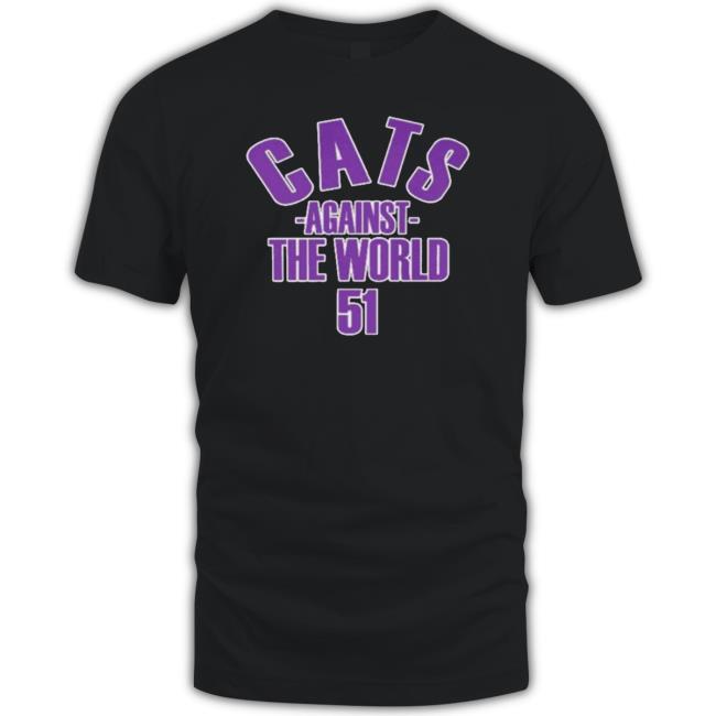 Official Cats Against The World Shirt Northwestern T Shirt Controversy Cats Against The World Northwestern Long Sleeve T Shirt