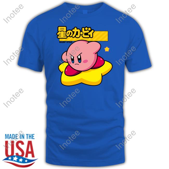 Kirby Informer Kirby Warp Star Long Sleeve T Shirt