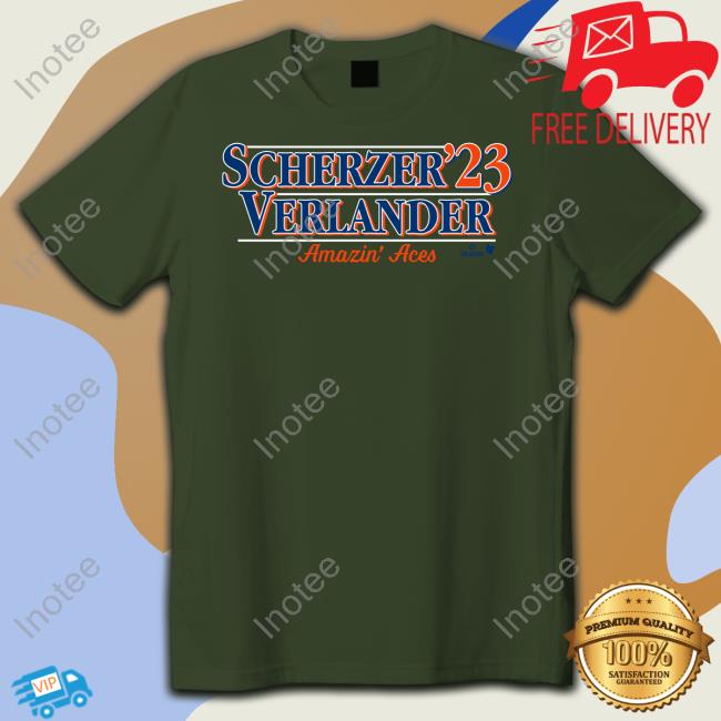 Breakingt Store Scherzer 23 Verlander Amazin Aces Shirt