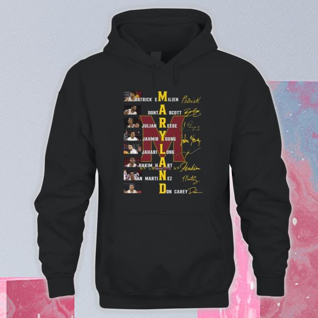 Maryland Terrapins Team Players 2023 Signatures Classic Shirt