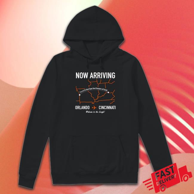 Zeus 57 Now Arriving Orlando To Cincinnati Crewneck Sweatshirt