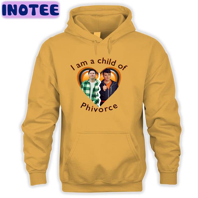 Dan And Phil I Am A Child Of Phivorce Tee