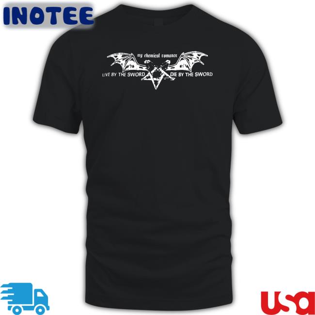 MCR Pentagram Wings Funny T Shirt My Chemical Romance Merch