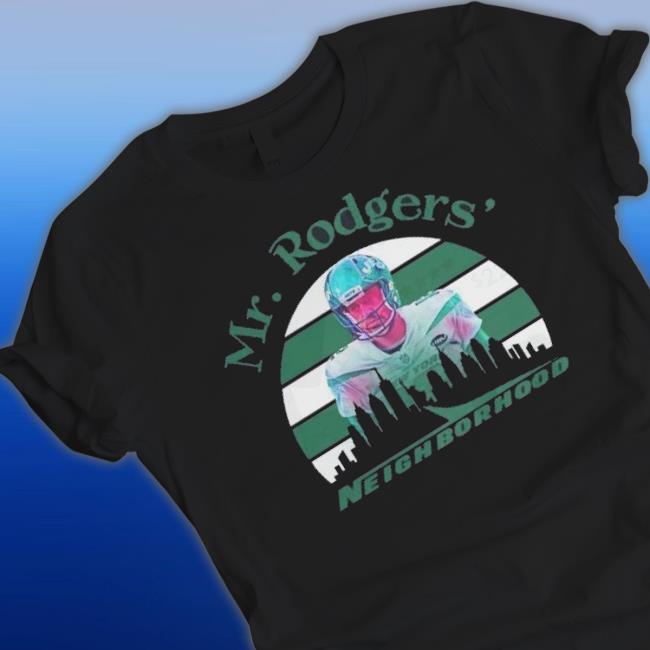 Aaron Rodgers New York Jets Mr Rogers Neighborhood Shirt