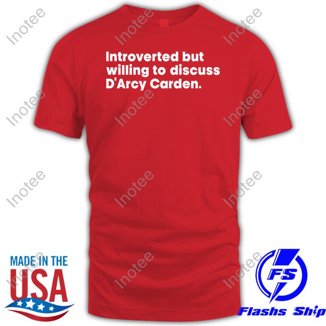 Introverted But Willing To Discuss D'arcy Carden Sweatshirt