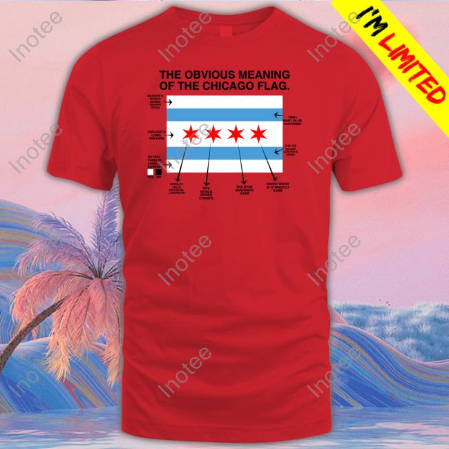 Obviousshirts The Obvious Meaning Of The Chicago Flag Sweatshirt