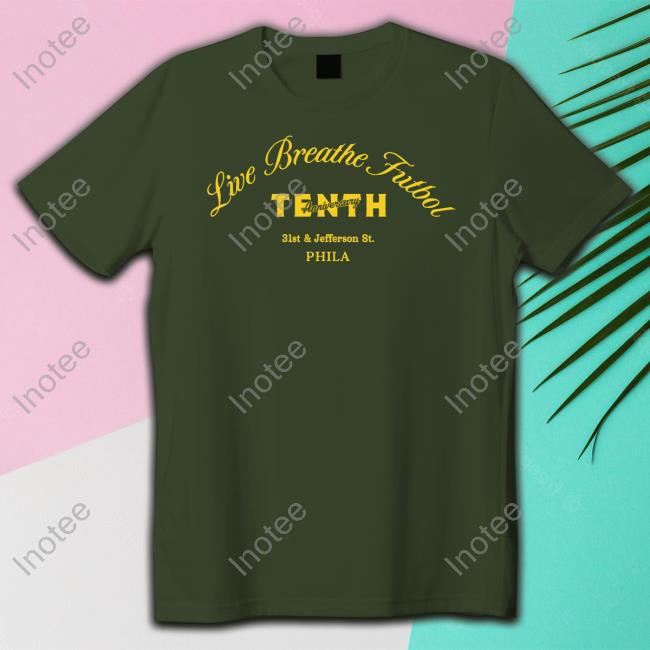 Live Breathe Futbol 10Th Anniversary Shirt
