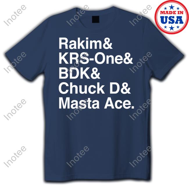 Rakim Krs-One Bdk Chuck D Masta Ace Sweatshirt Jerry Parsons