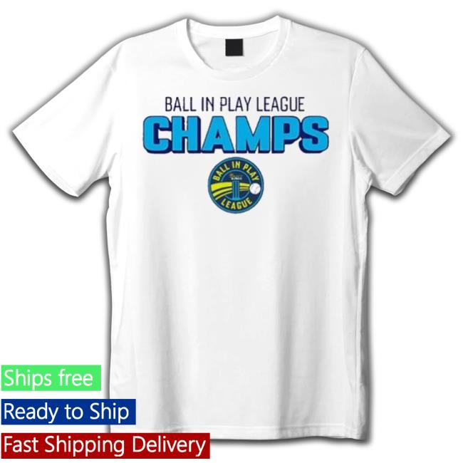 Ball In Play League 2 Champs Baseball Shirts
