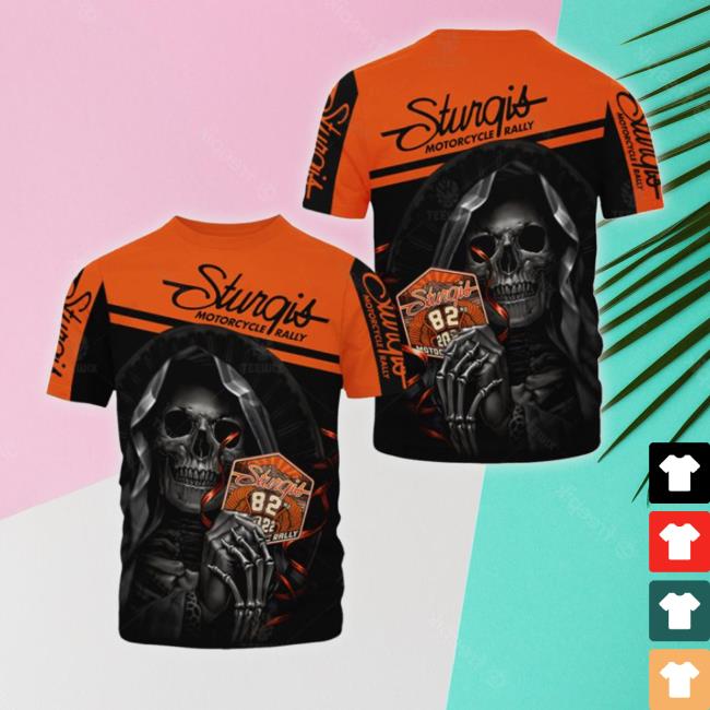 2022 Sturgis Motorcycle Rally Skull 3D All Over Print Funny