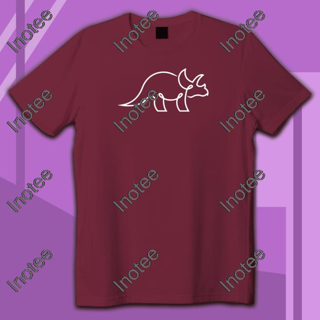 The Try Guys Orange Triceratops Orange Shirt