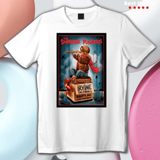 The Smashing Pumpkins Fivepoint Amphitheatre Irvine, Ca August 9 2023 Poster New Shirt