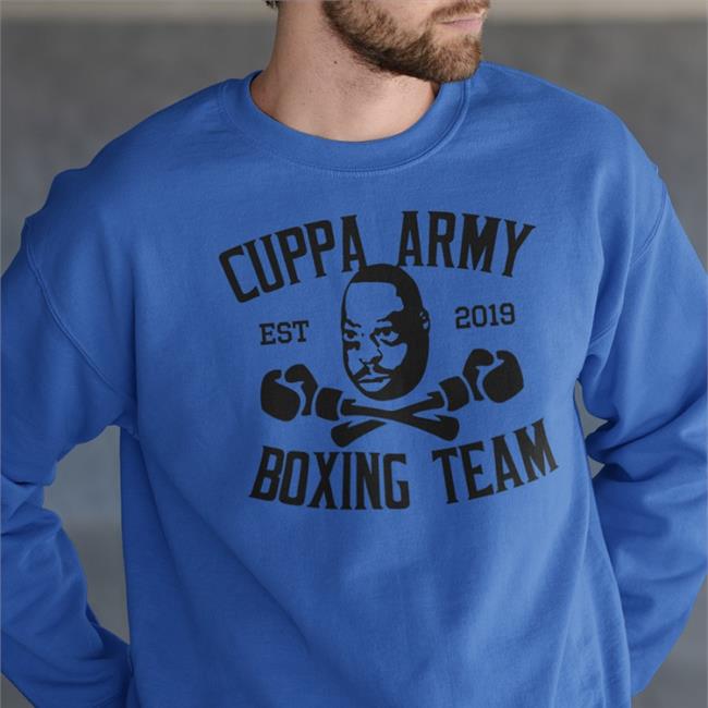 Beetlejuice Green Cuppa Army Est 2019 Boxing Team Shirts White