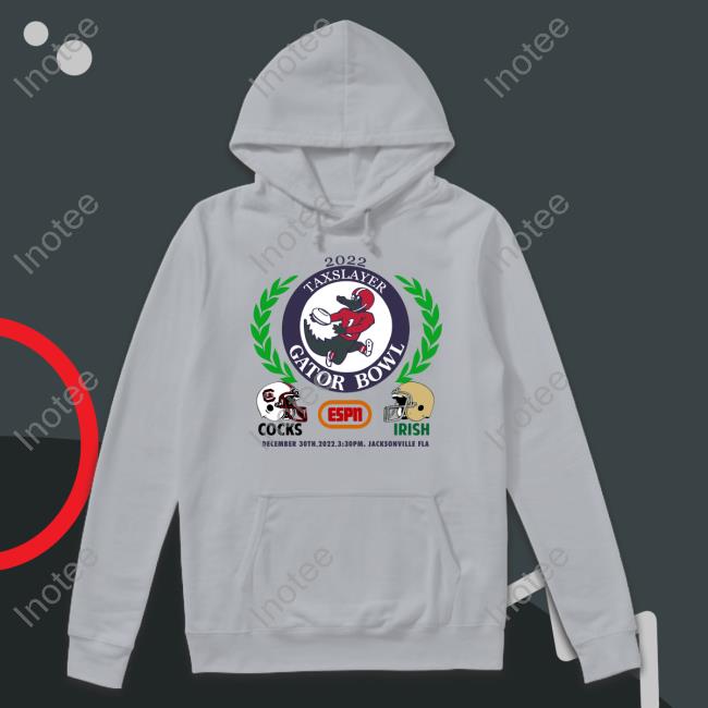 BullWard 2022 Taxslayer Gator Bowl Cocks And Irish Tee Shirt