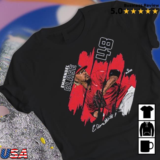 Emmanuel Clase Cleveland Stripes Signature shirt