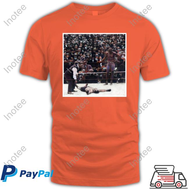 Jack Johnson Takes Out Tommy Burns 1908 Hoodie Sweatshirt