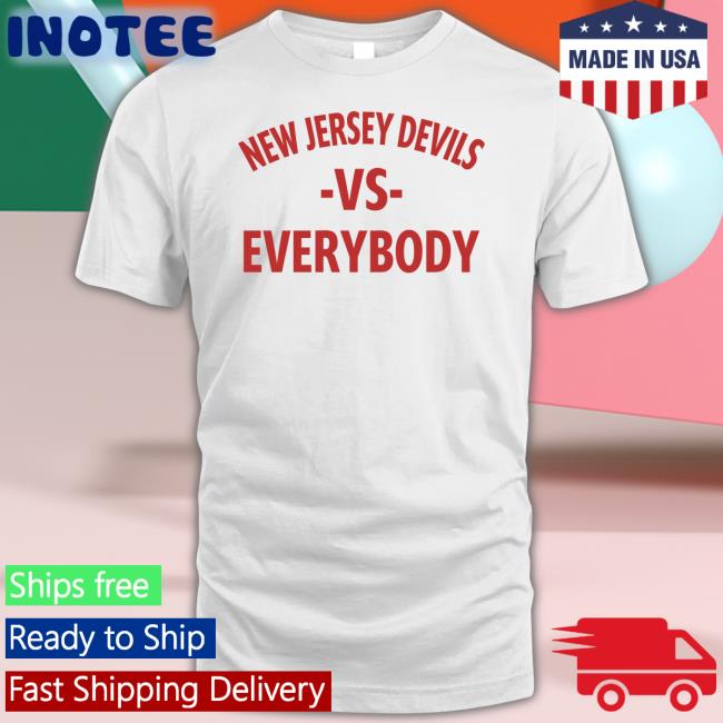 Devils Insiders New Jersey Devils Vs Everybody Tee Adam Wylde