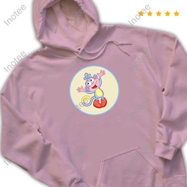 Boots The Monkey Shirt Myra Magdalen Wearing Boots The Monkey Bouncy Ball T-Shirt, Hoodie, Tank Top, Sweater And Long Sleeve T-Shirt