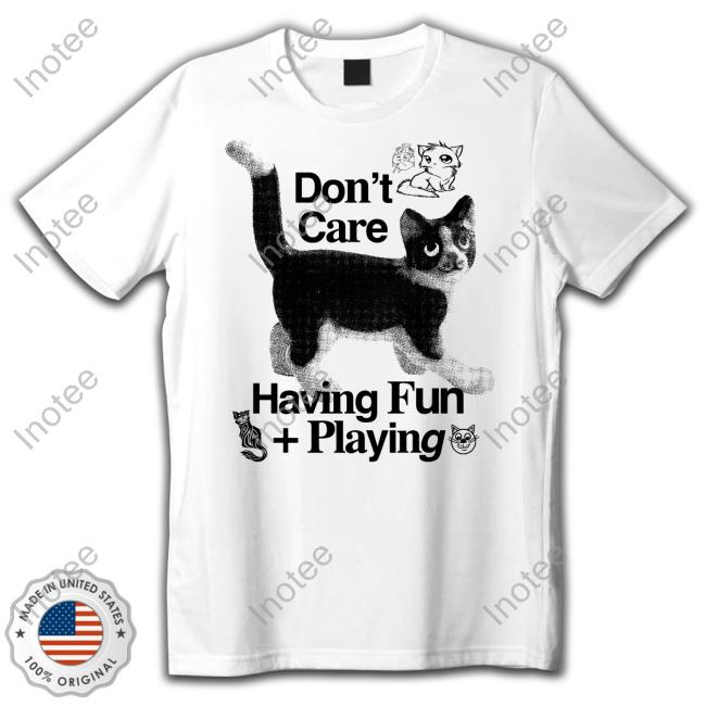 Henrystore Don't Care Having Fun Playing Hoodie Henryjawnson