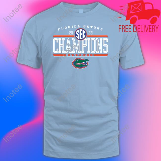 Florida Gators 2023 Sec Baseball Regular Season Champions T Shirts