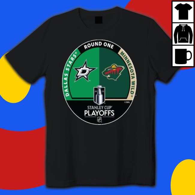2023 Round One Dallas Stars Vs Minnesota Wild Stanley Cup Playoffs shirt
