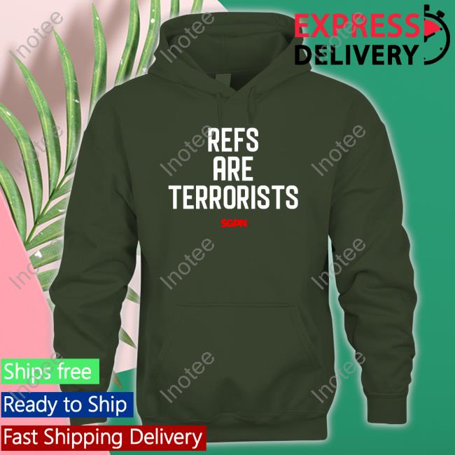 Refs Are Terrorists Long Sleeve Sports Gambling Podcast Refs Are Terrorists Tee Shirt