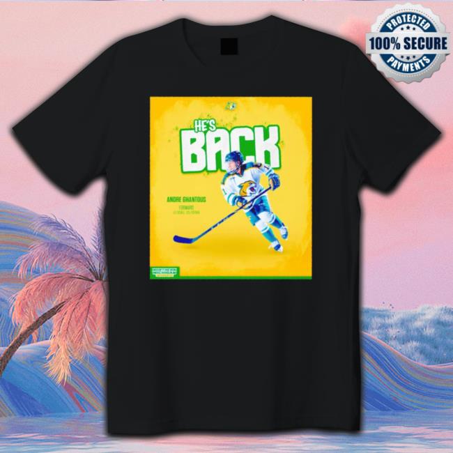 Andre Ghantous Northern Michigan Wildcats Hockey He’S Back shirt