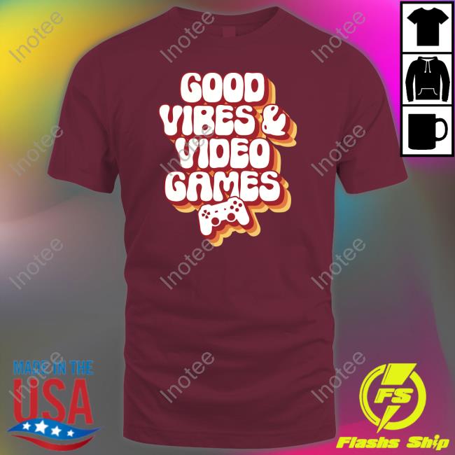 Mirandalorian Good Vibes & Video Games Retro Sweatshirt