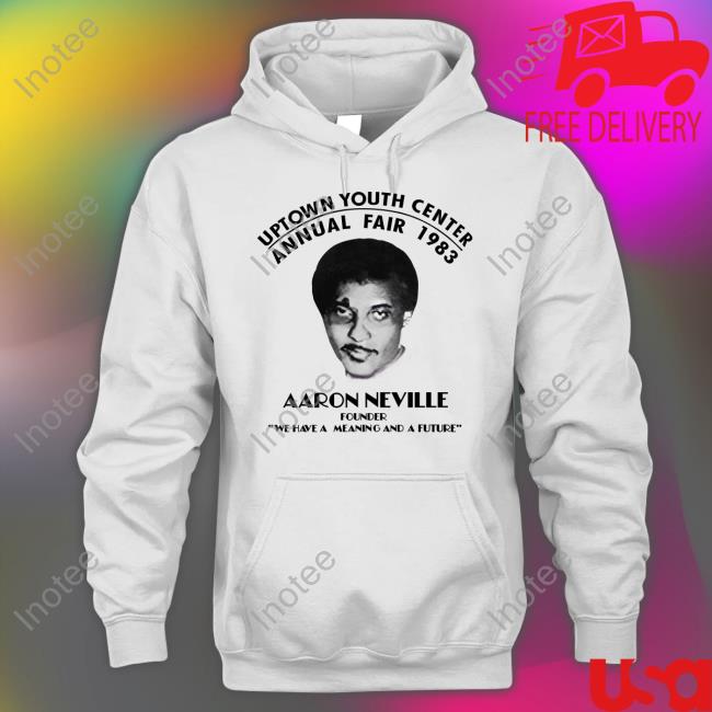 Uptown Youth Center Annual Fair 1983 Aaron Neville T-Shirt Justine Skye