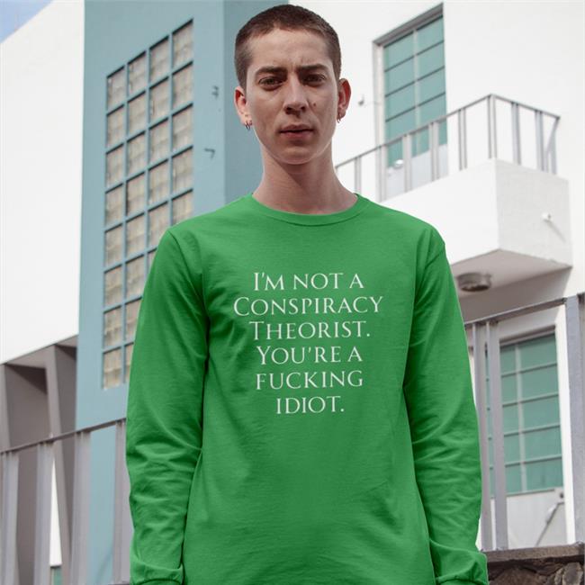 Who Is Not A Conspiracy Theorist You Are A Fucking Idiot Hoodie