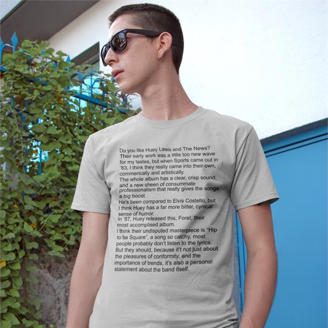 Good Shirts Do You Like Huey Lewis And The News Their Early Work T Shirt