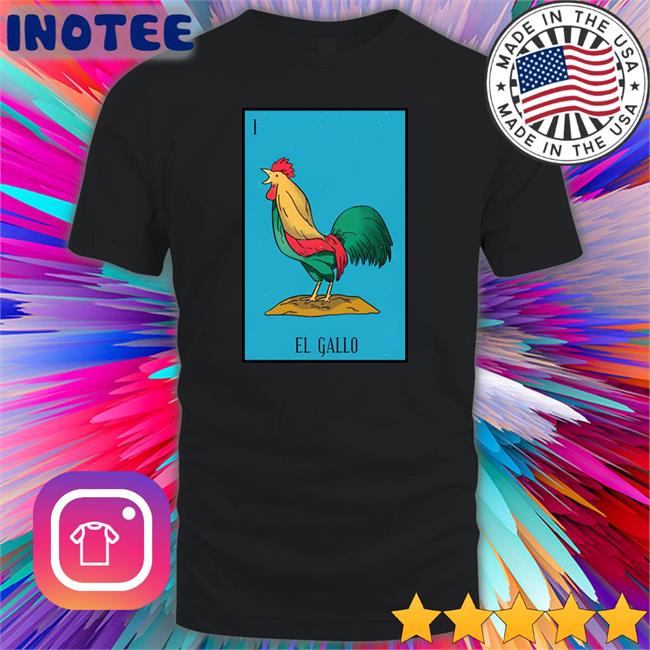 Mark Grant Wearing Loteria El Gallo Shirt