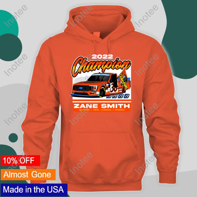 Zanesmithracing Merch 2022 Zane Smith Champion Tee