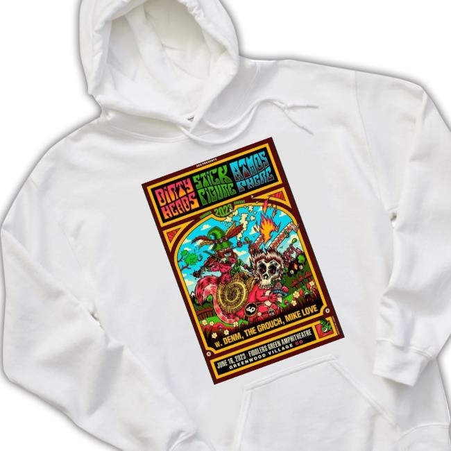 Official Dirty Heads And Stick Figure And Atmosphere Greenwood Village Co 2023 Poster shirt