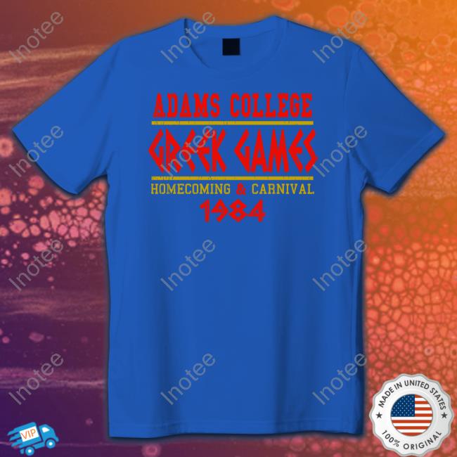 Adams College Greek Games Tee Shirt