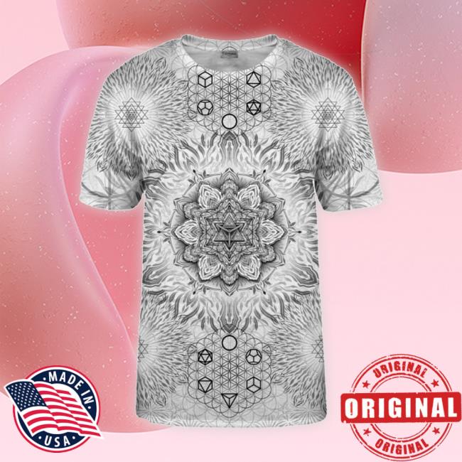 Geometric White Tee Shirt