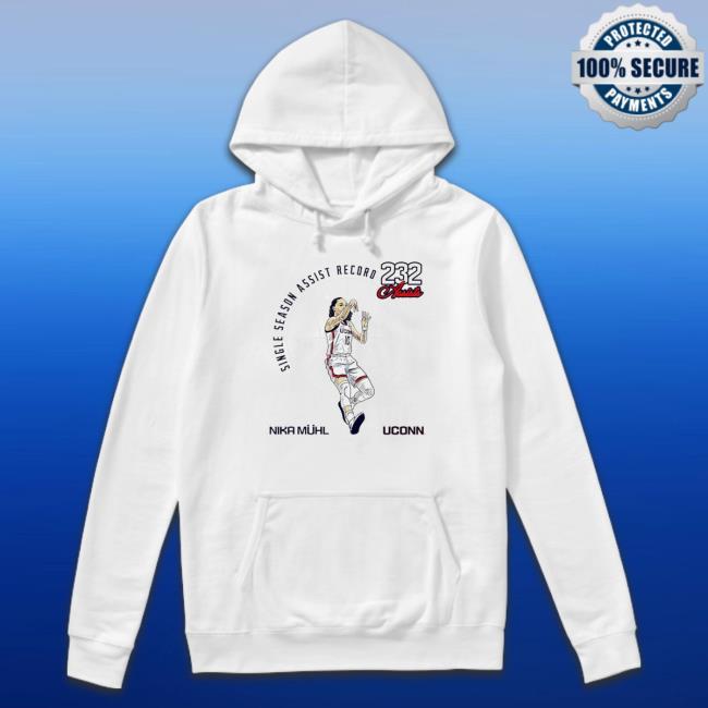 Uconn Ncaa Women’S Basketball Nika Muhl Assist Record shirt