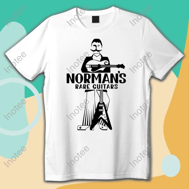 Post Malone Wearing Norman's Rare Guitars Shirt