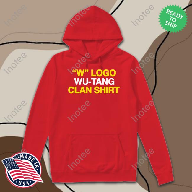 Thegoodshirts Shop "W" Logo Wu Tang Clan Shirt Tee
