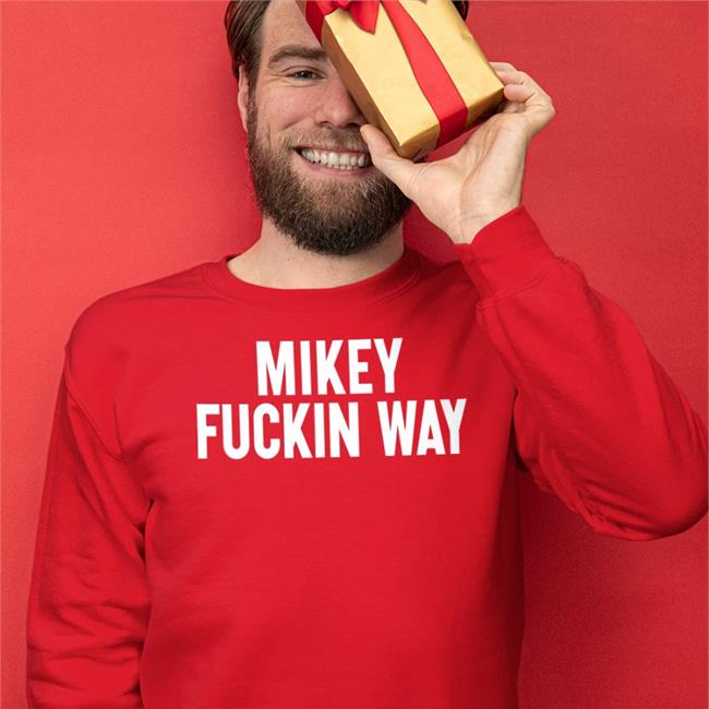 Mychemicalromance Merch Mikey Fuckin Way T-Shirt Frank, Ray, And Mikey