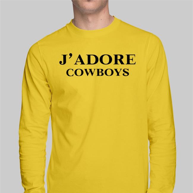 Kendall Jenner Models J' Adore Cowboys Shirt