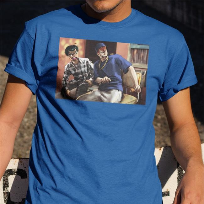 Artbyquinton Friday X Yuyu Hakusho T Shirt Danny8bit Friday X Yuyu Hakusho Tee