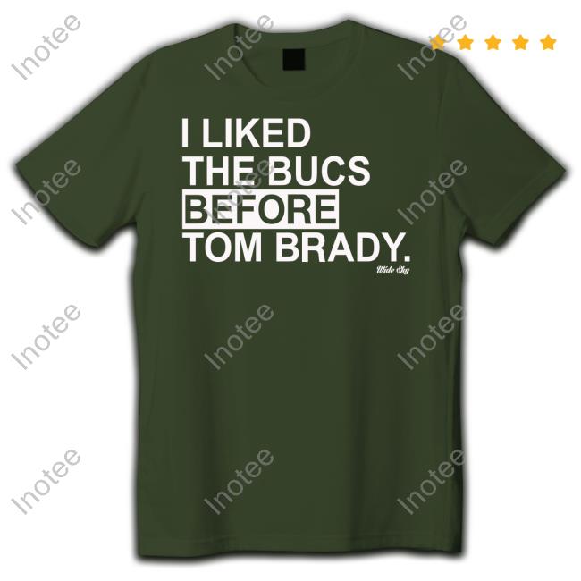 I Liked the Bucs Before Tom Brady Wide Sky Long Sleeve Tee Shirt
