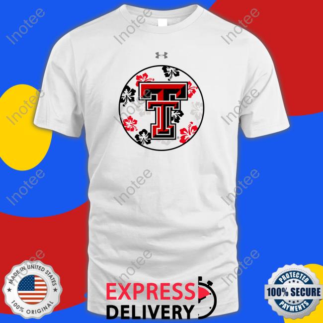Maui Hibiscus Texas Tech Basketball Tee