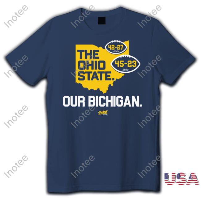 The Ohio State Our Bichigan Tee Shirt Smack Apparel