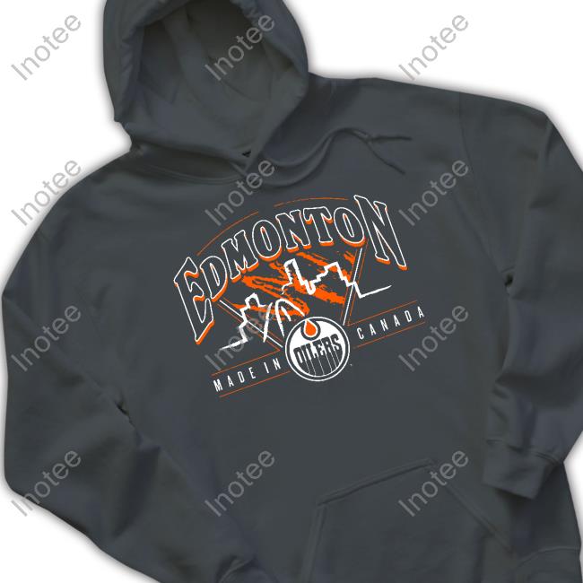 Edmonton Oilers Flannel Foxes Sticks T-Shirt