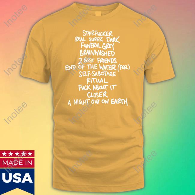 Waterparks Strfucked Real Super Dark Funeral Grey Brainwashed 2 Best Friends T Shirts