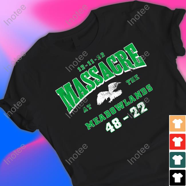12-11-12 Massacre At The Meadowlands 48-22 Tee
